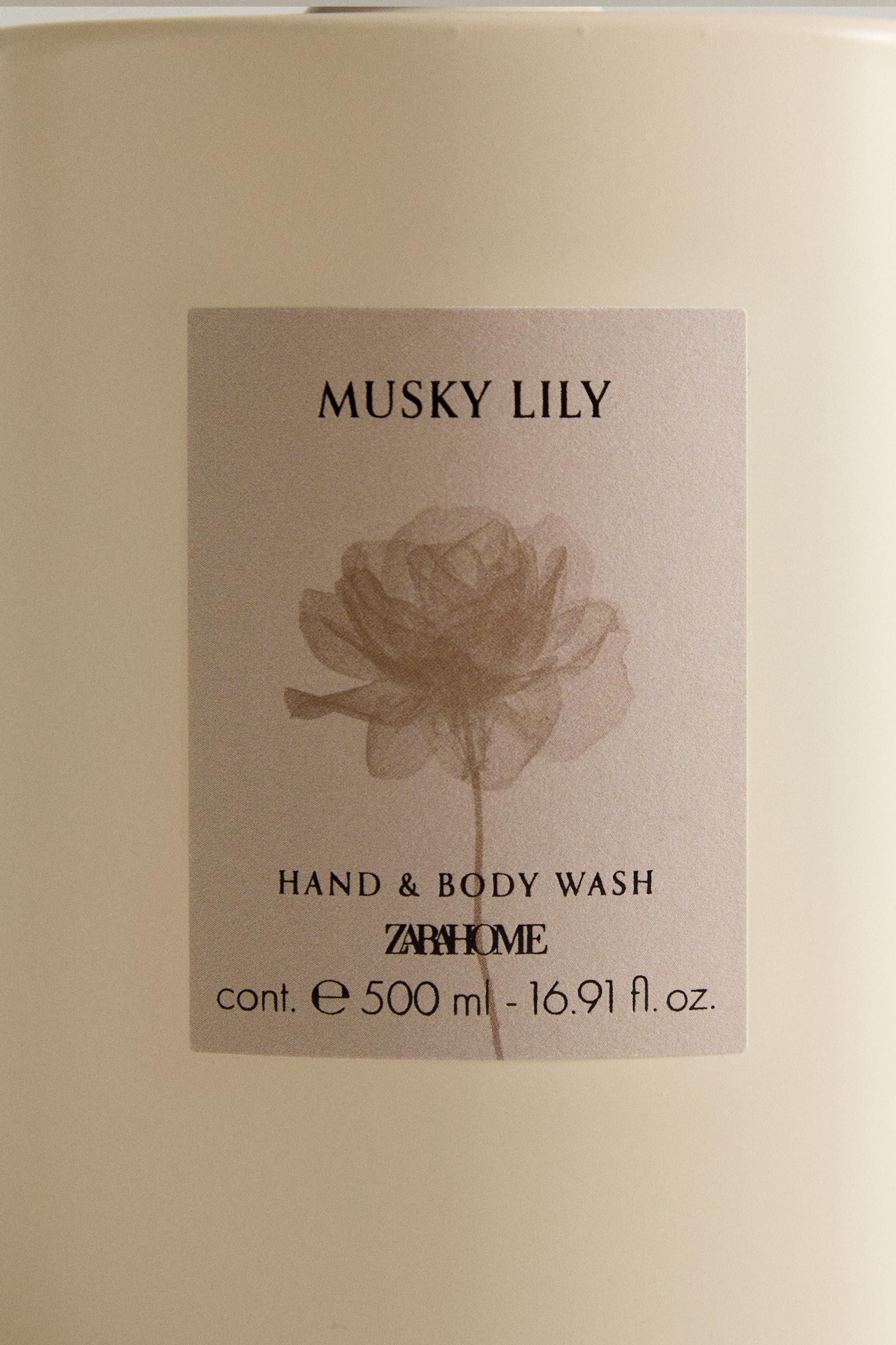 (500 ML) SAVON LIQUIDE POUR LES MAINS MUSKY LILY